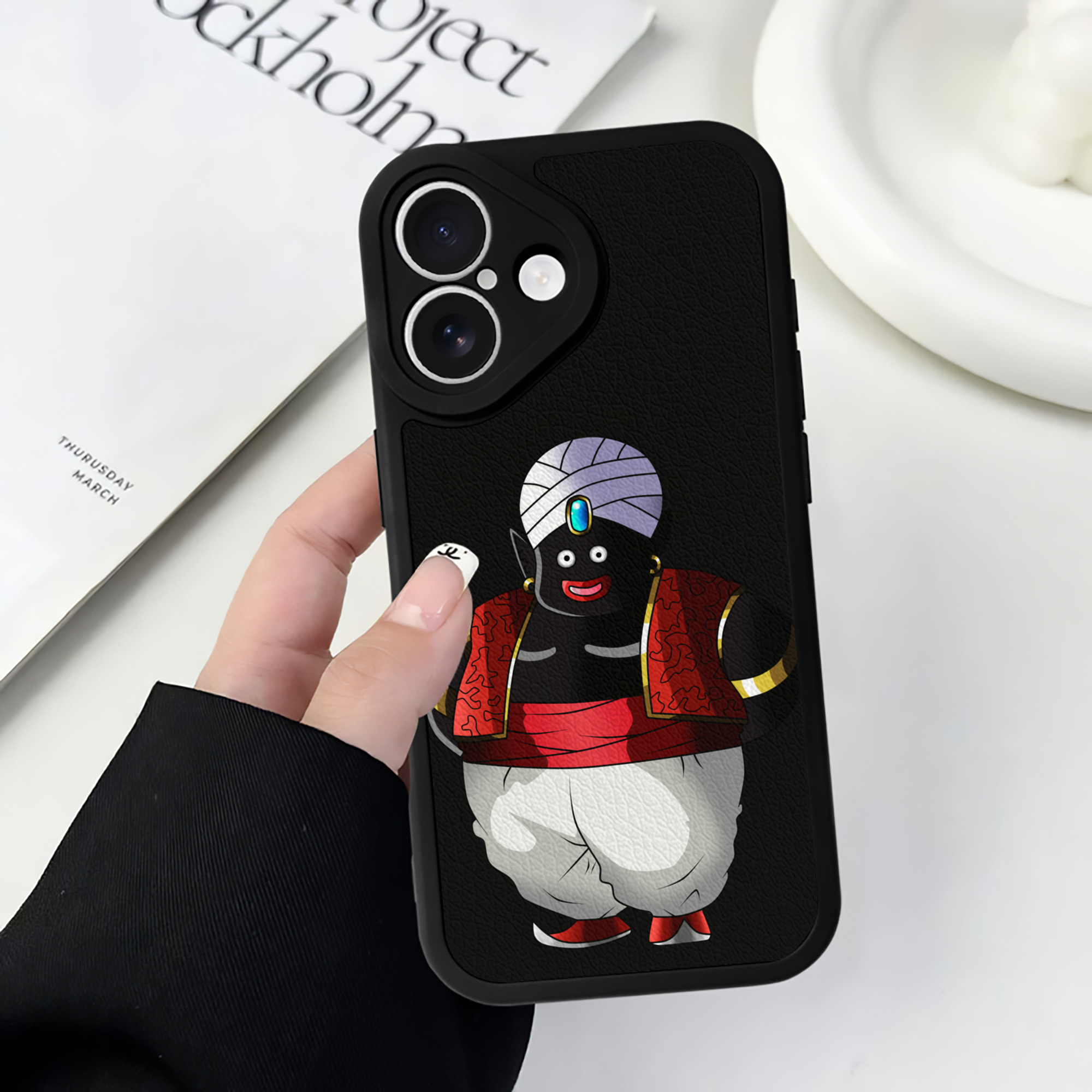 （画像用） ドラゴンボール DRAGON BALL 【iPhone 16シリーズ対応】シリコンスマホケース（レザー調） 材質：シリコン